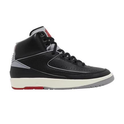 Кроссовки Air Jordan 2 Retro «Black Cement», черно-серые