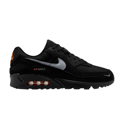 Кроссовки Nike Air Max 90, черные/серые/оранжевые