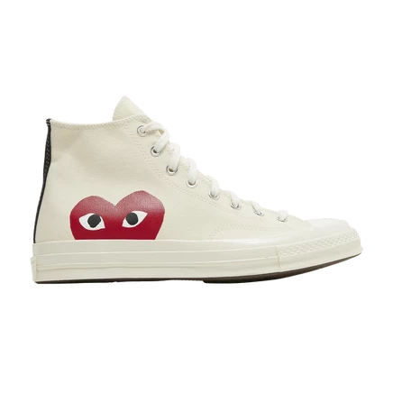 Кеды Converse Chuck 70 x Comme des Garçons, молочно-белые