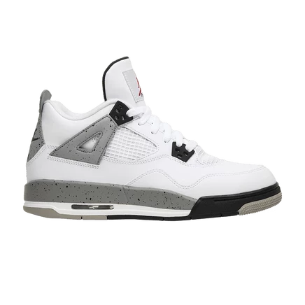 Детские кроссовки Air Jordan 4 Retro OG White Cement 2016, белые