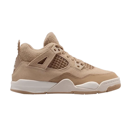 Детские кроссовки Air Jordan 4 PS «Hemp/Orewood Brown», песочные