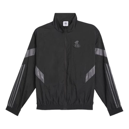 Тренировочная олимпийка Adidas FA Aloxe Track Top, черная/гранитная