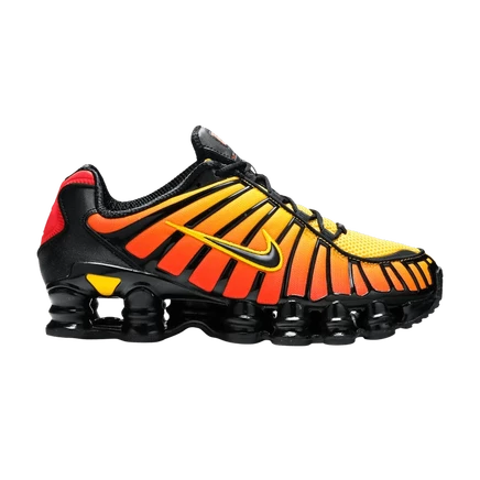 Кроссовки Nike Shox TL Sunrise Gradient, оранжевые