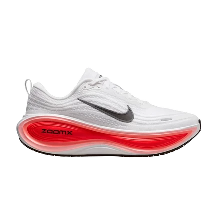 Кроссовки Nike Vomero Plus White Bright Crimson, белые с красным