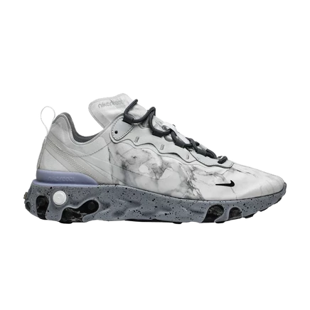 Кроссовки Nike React Element 55 Kendrick Lamar, серебристые