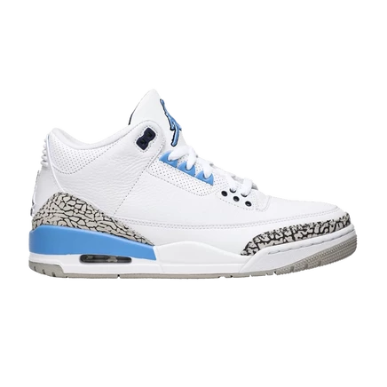 Кроссовки Air Jordan 3 Retro «UNC», голубые