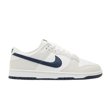 Мужские кроссовки Nike Dunk Low, бело‑синие