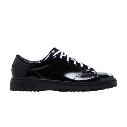 Кроссовки adidas Stan Smith Freizeit SpongeBob, лакированная кожа, черные