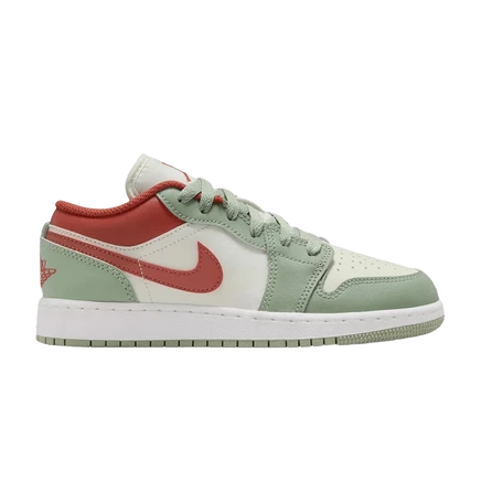 Детские кроссовки Air Jordan 1 Low GS, зеленые
