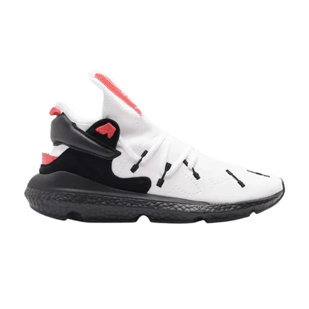 Кроссовки Adidas Y-3 Kusari 2, бело-черно-красные