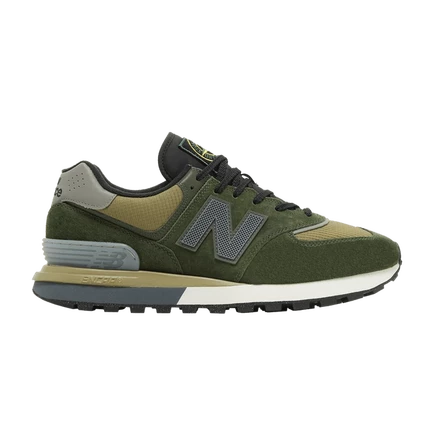 Кроссовки New Balance 574 Legacy Stone Island, темно-зеленые