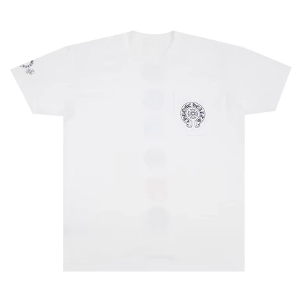 Футболка с разноцветной подковой Chrome Hearts 