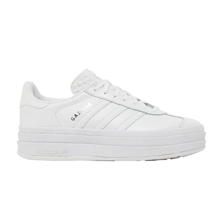 кроссовки adidas Wmns Gazelle Bold 'Triple White' белого цвета