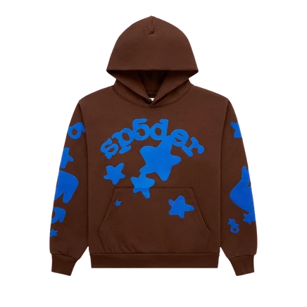 Худи SP5DER Beluga, коричневое