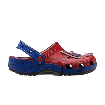 Унисекс кроксы Crocs Clog Spiderman Web, разноцветные