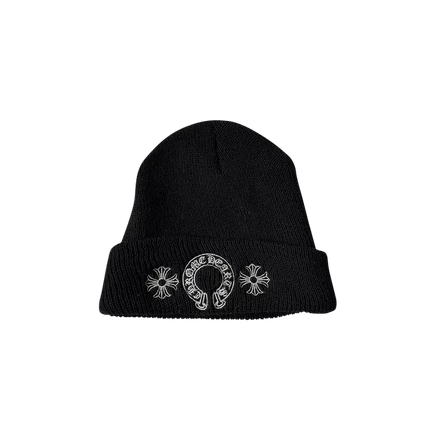 Шапка Chrome Hearts Horseshoe Beanie, черная