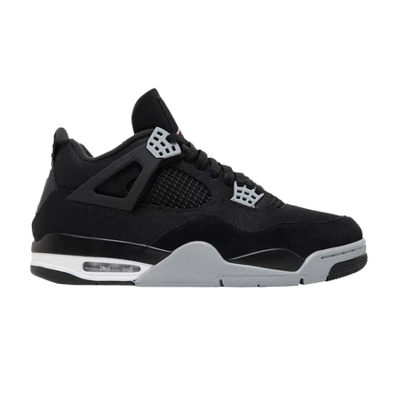 Кроссовки Air Jordan 4 Retro SE из канваса, черные