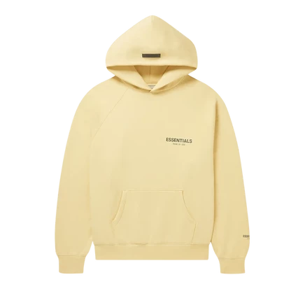 Худи Fear Of God Essentials x Mr. Porter, кремовое