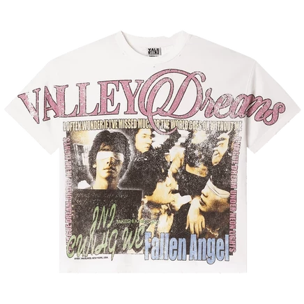 Блестящая футболка Vale Forever Fallen 'White' белая