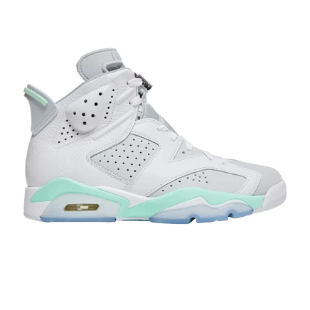 Женские кроссовки Air Jordan 6 Retro Mint Foam, белые