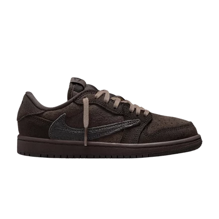 Детские кроссовки Air Jordan 1 Low Travis Scott, коричневые