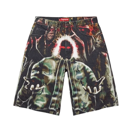Мужские джинсовые шорты Supreme Shadows Baggy, мультиколор