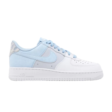 Кроссовки Nike Air Force 1 '07 LV8 Psychic Blue, белые