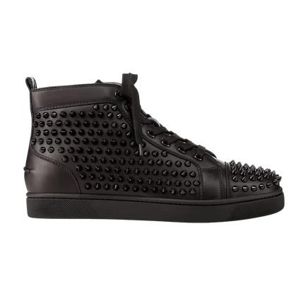 Кроссовки Christian Louboutin Louis Flat Spikes, черные