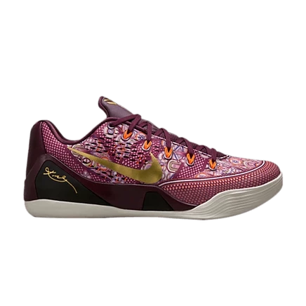 Кроссовки Nike Kobe 9 EM «Silk», красные