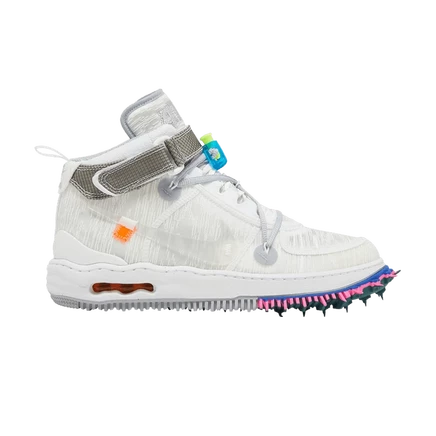 Унисекс кроссовки Nike x Off-White Air Force 1 Mid, белые