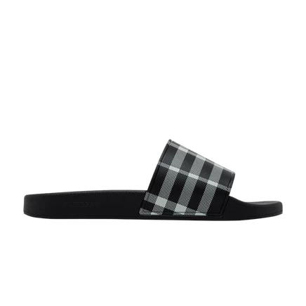 Сланцы Burberry Check, черные