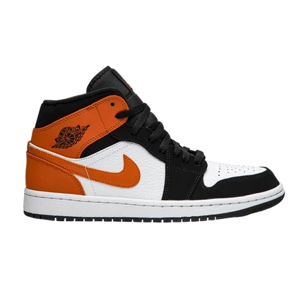 Кроссовки Air Jordan 1 Mid «Shattered Backboard», оранжевые