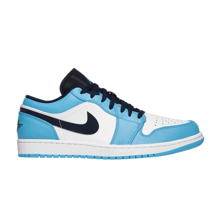 Кроссовки Air Jordan 1 Low «UNC», голубые