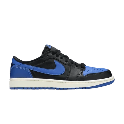 Кеды Air Jordan 1 Retro Low OG «Royal», черные