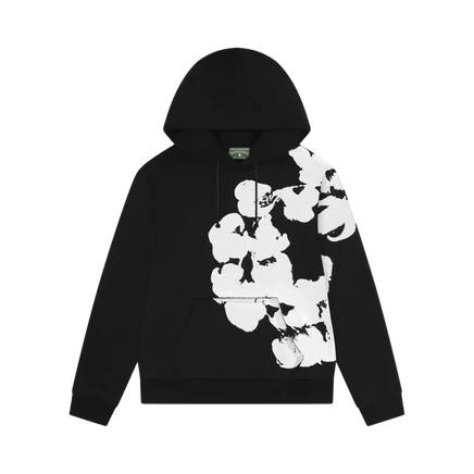 Мужское худи Denim Tears Big Cotton Wreath, черное
