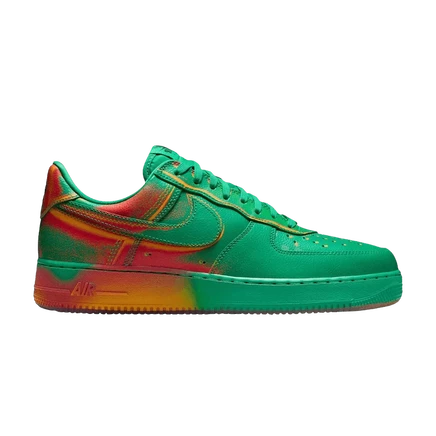 Кроссовки Nike Air Force 1 Low 07 Stadium Green Crimson, зеленые