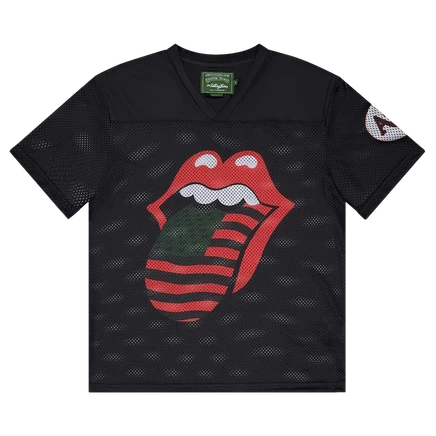 Мужская футболка-джерси Denim Tears Rolling Stones, черная