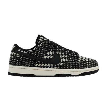 Женские кроссовки Harris Tweed x Nike Dunk Low «Black Phantom»
