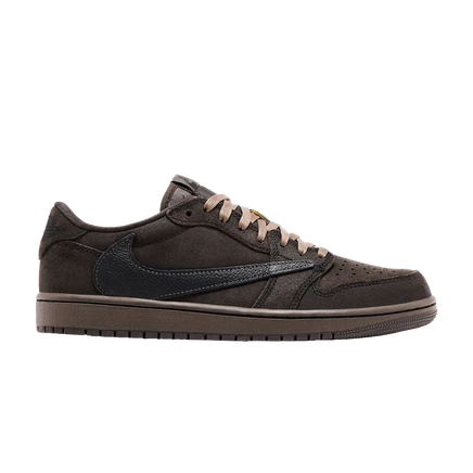 Мужские кроссовки Air Jordan 1 Low x Travis Scott, коричневые