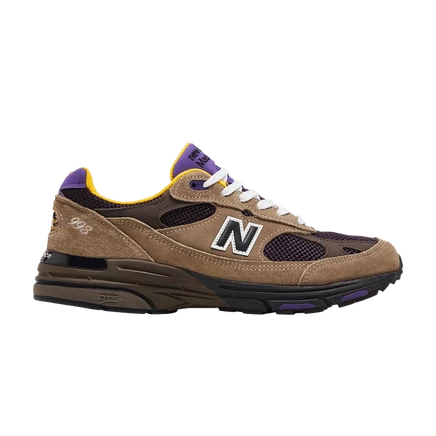 Кроссовки New Balance 993 Made in USA Mushroom, коричневые