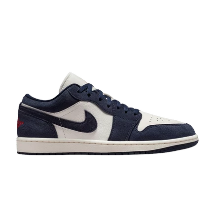 Air Jordan 1 Low SE 'Obsidian University Gold' синий