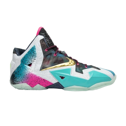Кроссовки Nike LeBron 11 Premium «What The LeBron», разноцветные