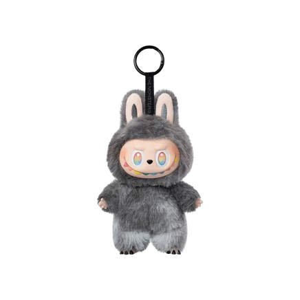Плюшевая фигурка POP MART Labubu The Monsters серия Big Into Energy «ID» (секретная версия), черная