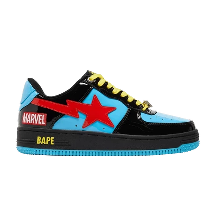 Кроссовки Bapesta x Marvel Black Widow, черные