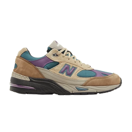 Мужские кроссовки New Balance 991 x Palace, бирюзовые