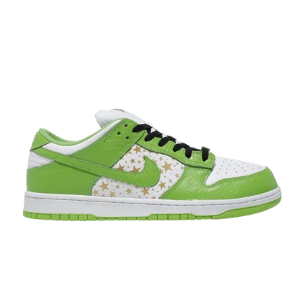 Кроссовки Nike Dunk Low SB Supreme, зеленые