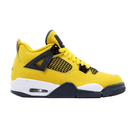 Детские кроссовки Air Jordan 4 Retro GS, желтые