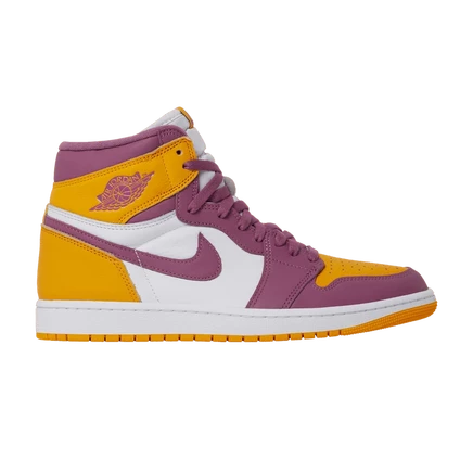 Кроссовки Air Jordan 1 Retro High OG Brotherhood, золотистые