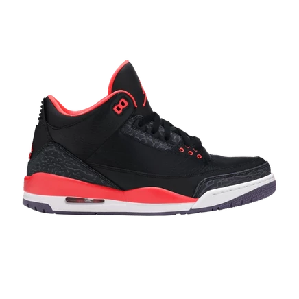 Мужские кроссовки Air Jordan 3 Retro Crimson, бордовые