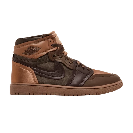 Женские кроссовки Air Jordan 1 High Method of Make, коричневые